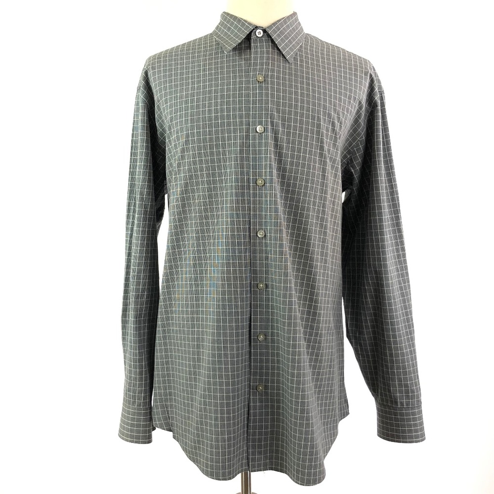 Geoffrey Beene Long Sleeve Button Front 2XL Tall